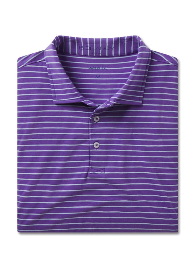 B. Draddy Men's Ray Polo - Purple LG
