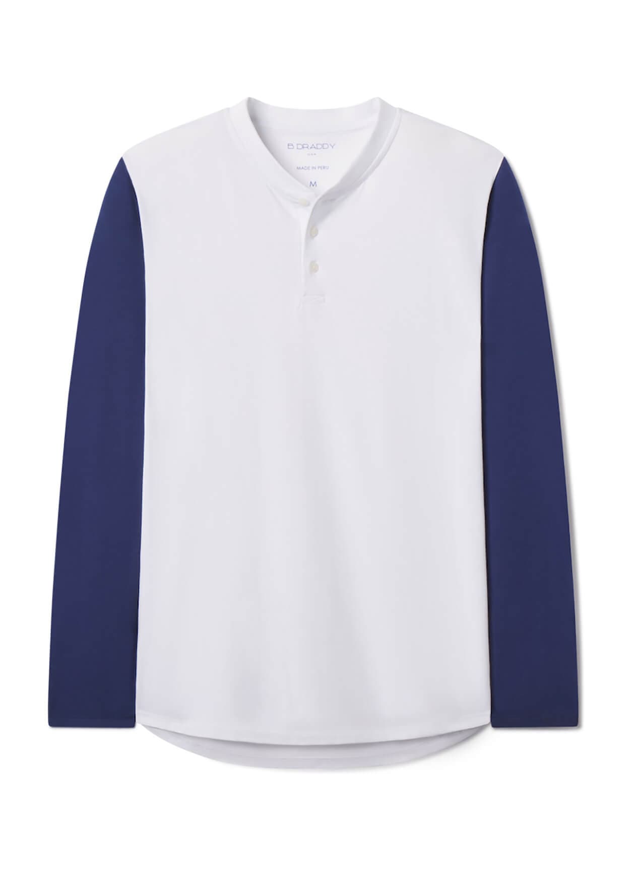 B. Draddy Men's The Hobbs Long-Sleeve T-Shirt - Navy 3XL