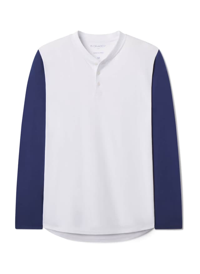 B. Draddy Men's The Hobbs Long-Sleeve T-Shirt - Navy 3XL