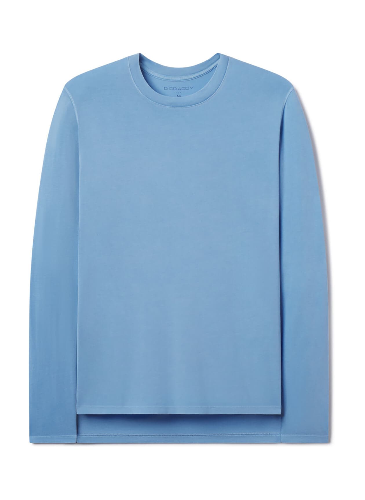 B. Draddy Men's Dewey Long-Sleeve T-Shirt - Cyan LG