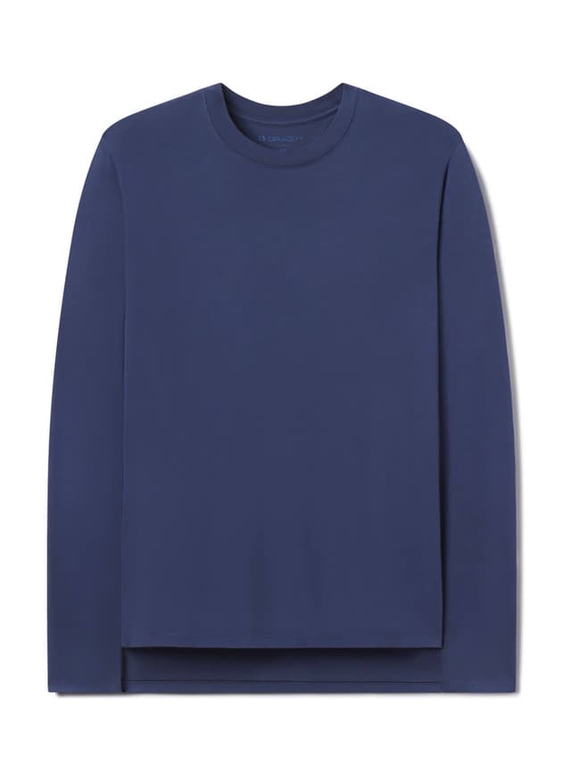 B. Draddy Men's Dewey Long-Sleeve T-Shirt - Navy LG