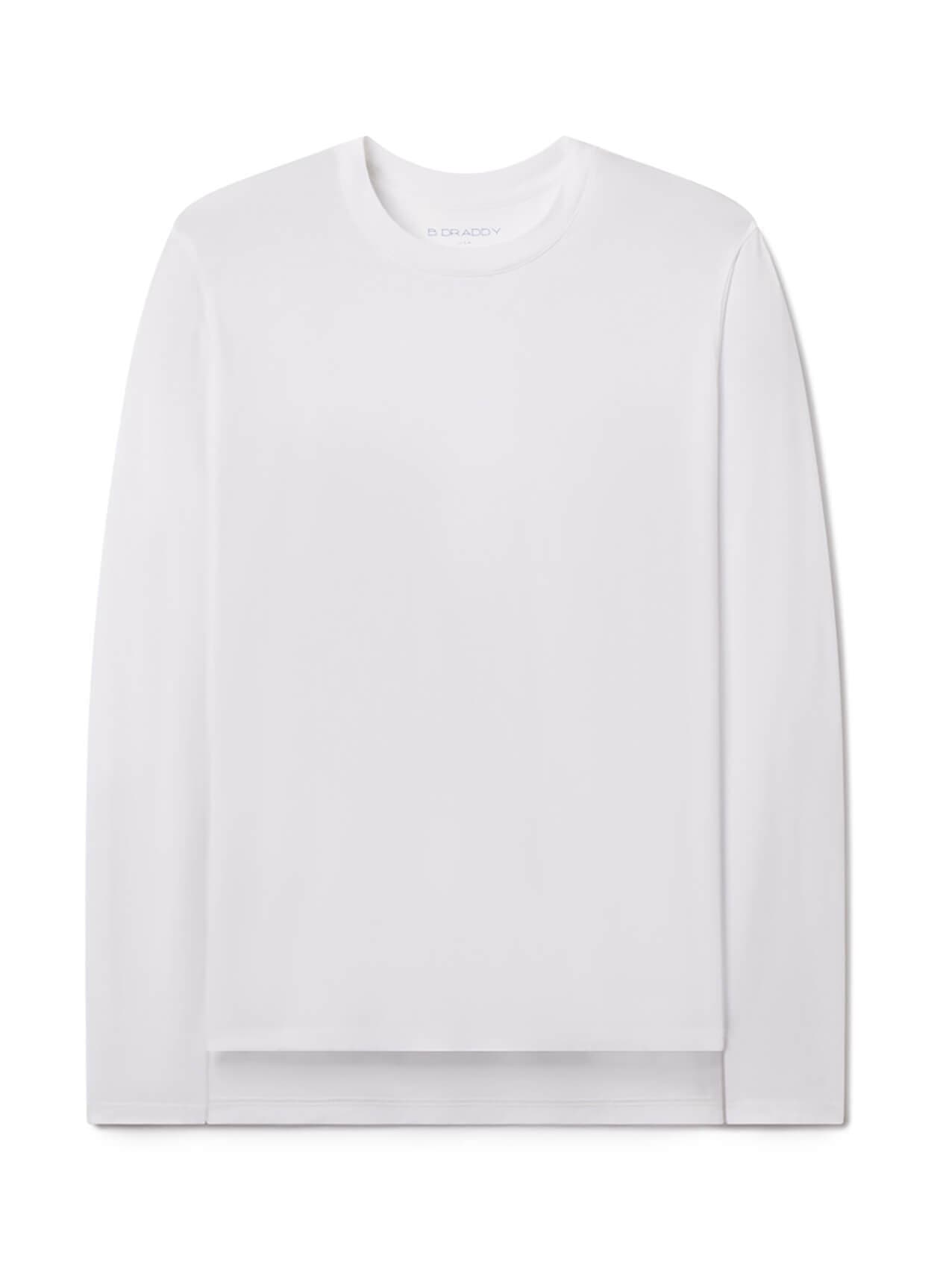 B. Draddy Men's Dewey Long-Sleeve T-Shirt - White LG