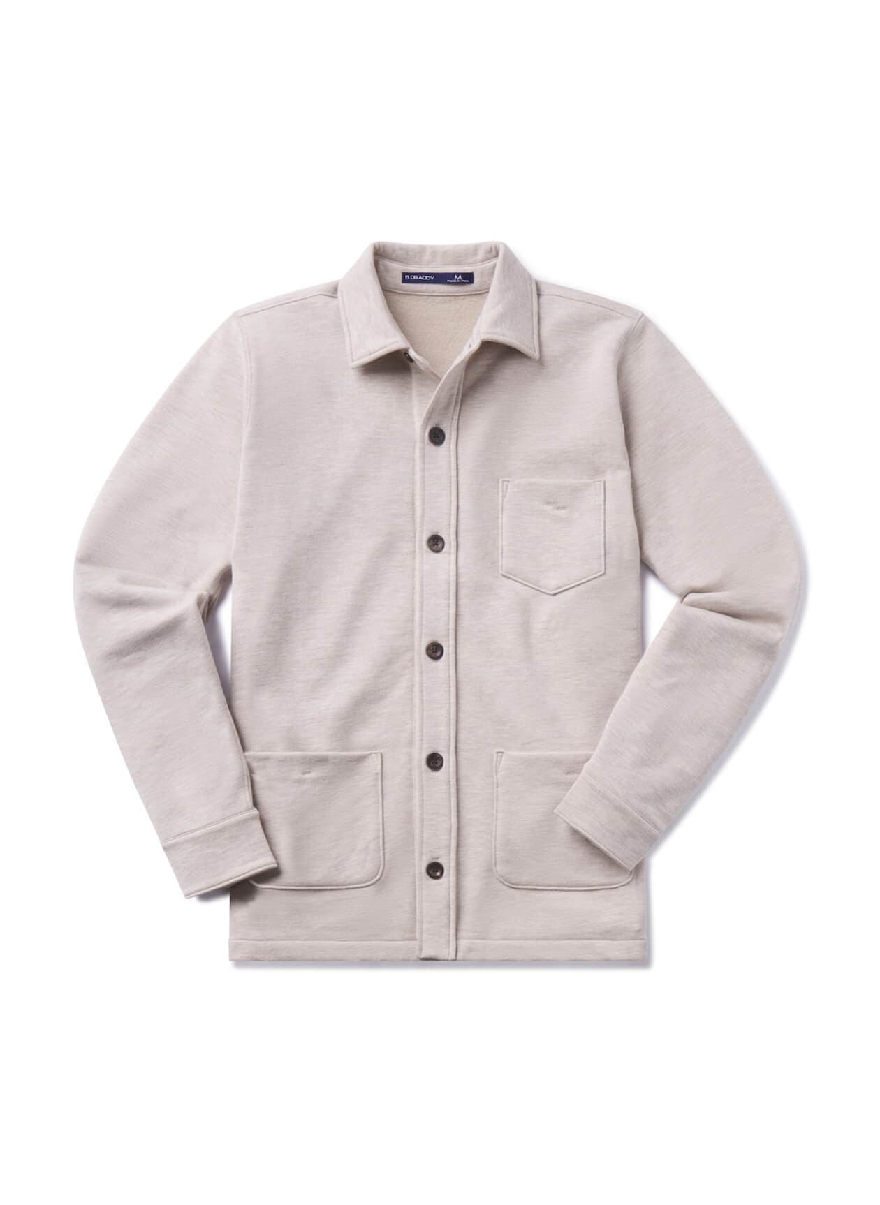 B. Draddy Men's The Vaughn Shirt - Light Grey LG