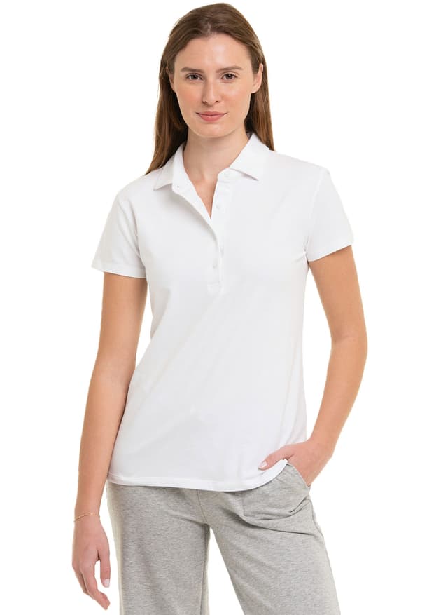 B. Draddy Women's Patricia Polo - White LG