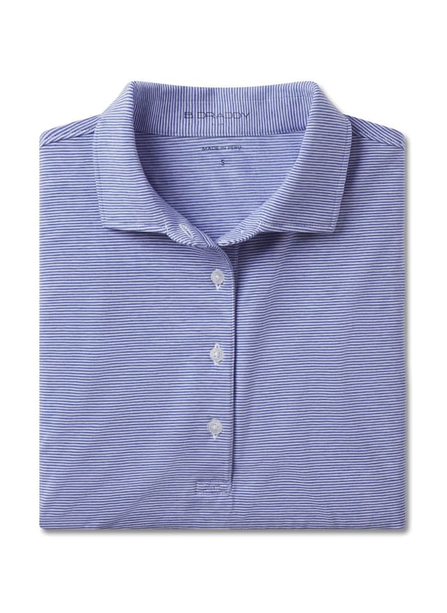 B. Draddy Women's Margie Polo - Blue LG