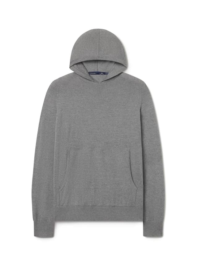 B. Draddy Men's The Finnooch Hooded Sweater - Light Grey LG