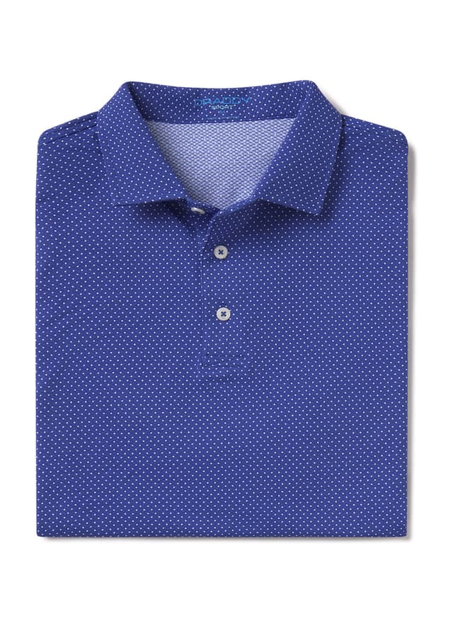 B. Draddy Men's Captain Cool Polo - Blue 3XL