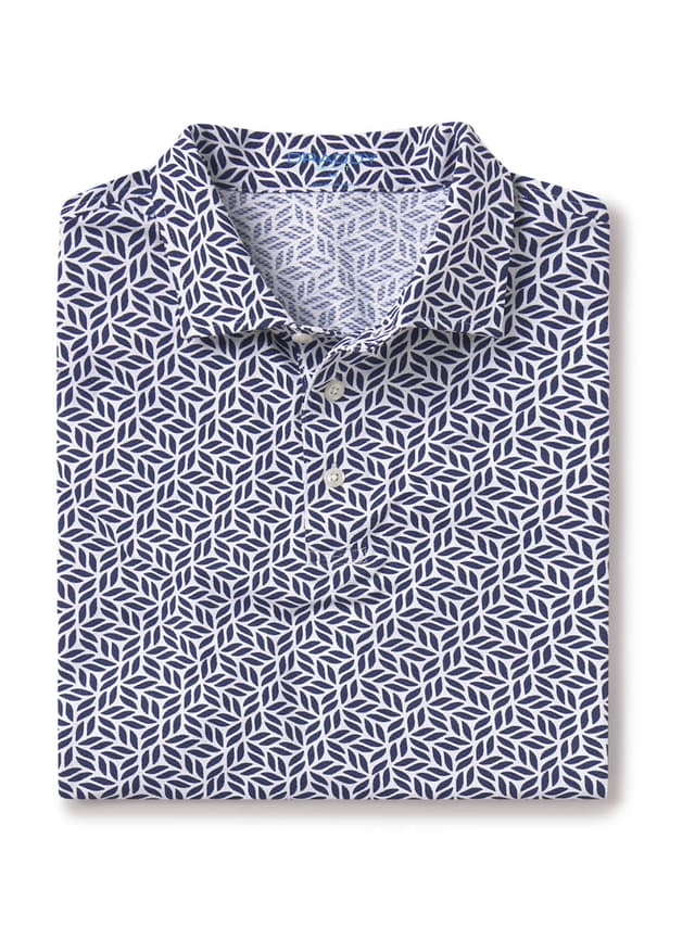 B. Draddy Men's Cool Wesley Polo - Navy LG
