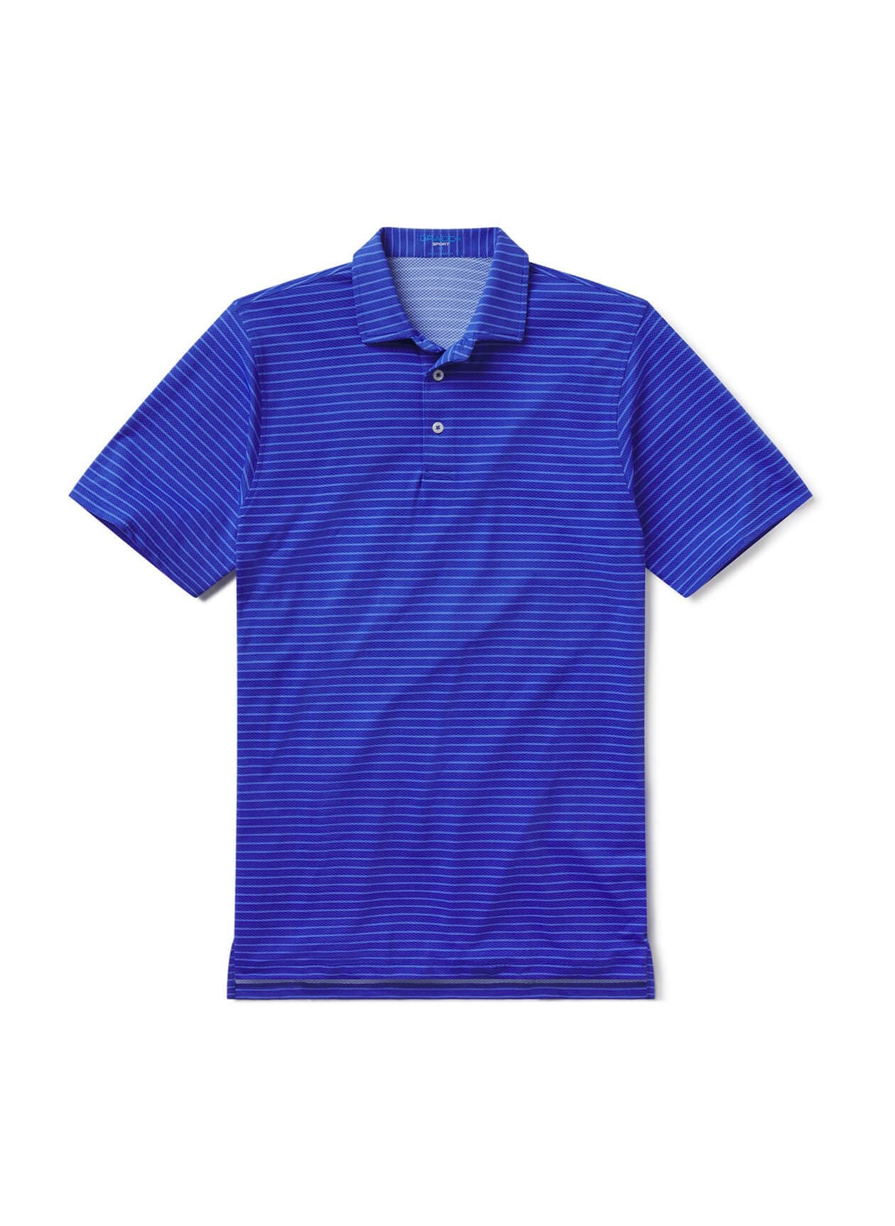 B. Draddy Men's Cool T-Bone Polo - Blue LG