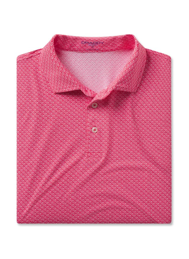 B. Draddy Men's Cool Nick Polo - Red LG
