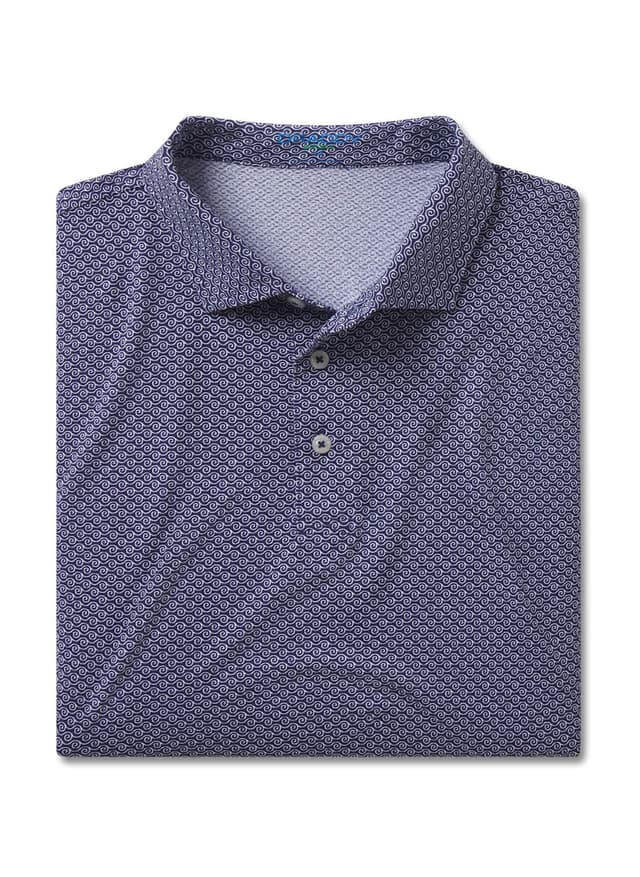 B. Draddy Men's Cool Nick Polo - Navy LG