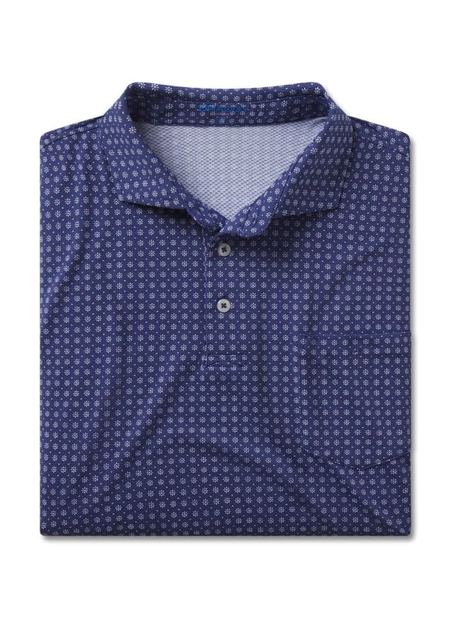 B. Draddy Men's Cool Dalton Polo - Navy LG