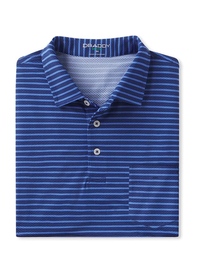 B. Draddy Men's Cool Gil Polo - Navy LG