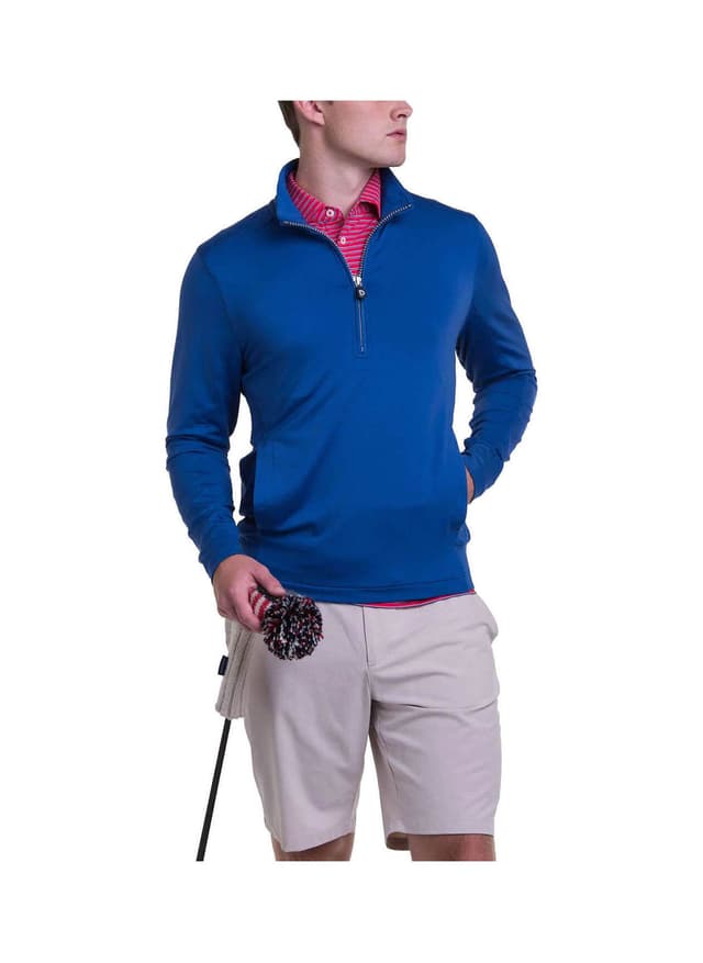B. Draddy Men's Blair Half-Zip - Tannenbaum LG