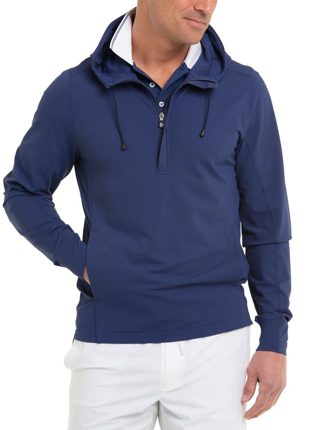 B. Draddy Men's Cool Hoodie - Navy LG