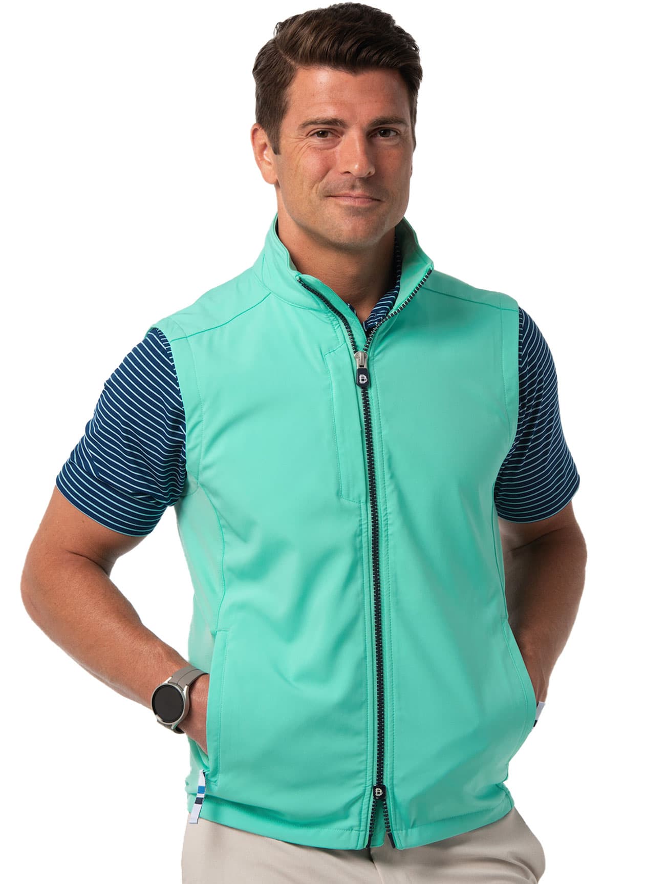 B. Draddy Men's Sport Everyday Vest - Green 3XL