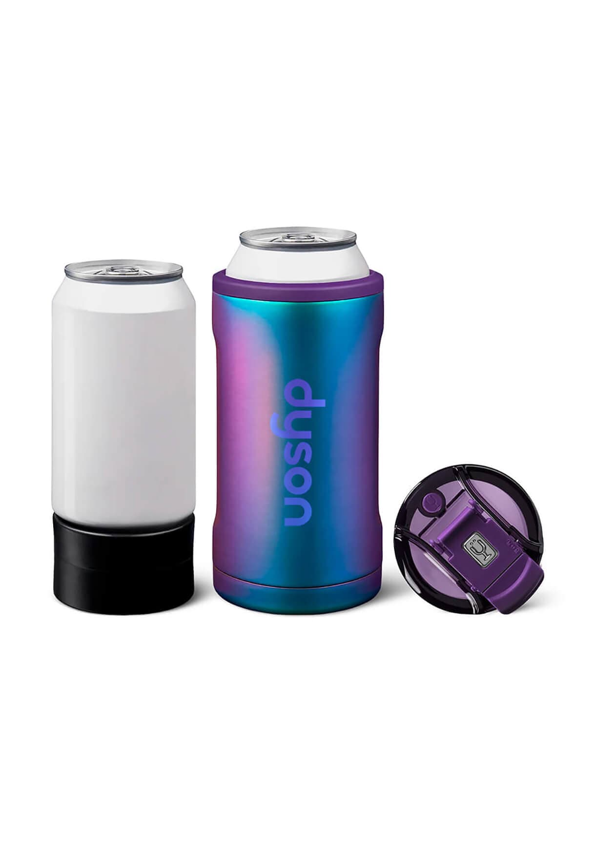 BruMate Hopsulator Trio 3-In-1 Can Cooler - Purple MISC