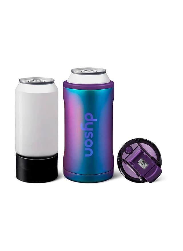 BruMate Hopsulator Trio 3-In-1 Can Cooler - Purple MISC