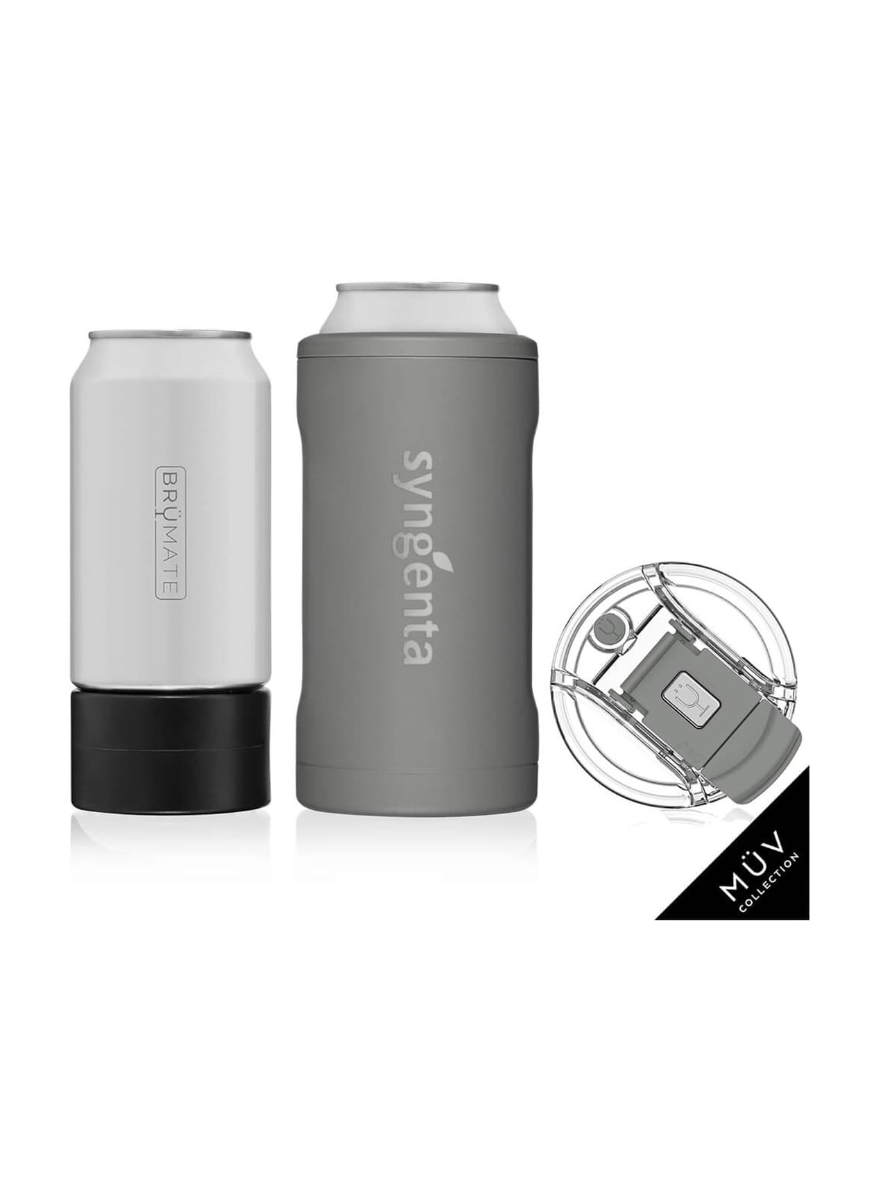 BruMate Hopsulator Trio 3-In-1 Can Cooler - Dark Grey MISC