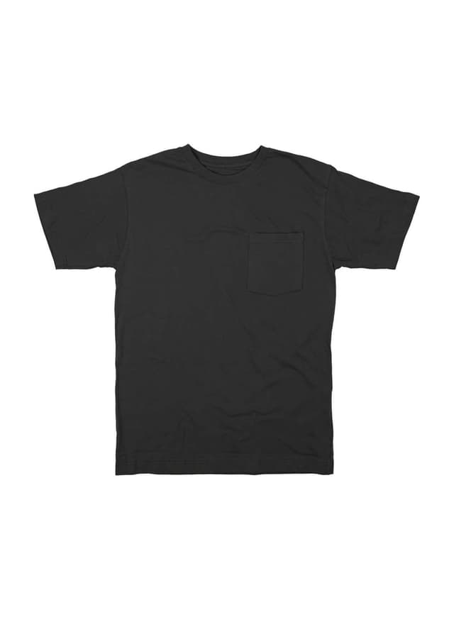 Berne Men's Heavyweight Pocket T-Shirt - Black 3XL