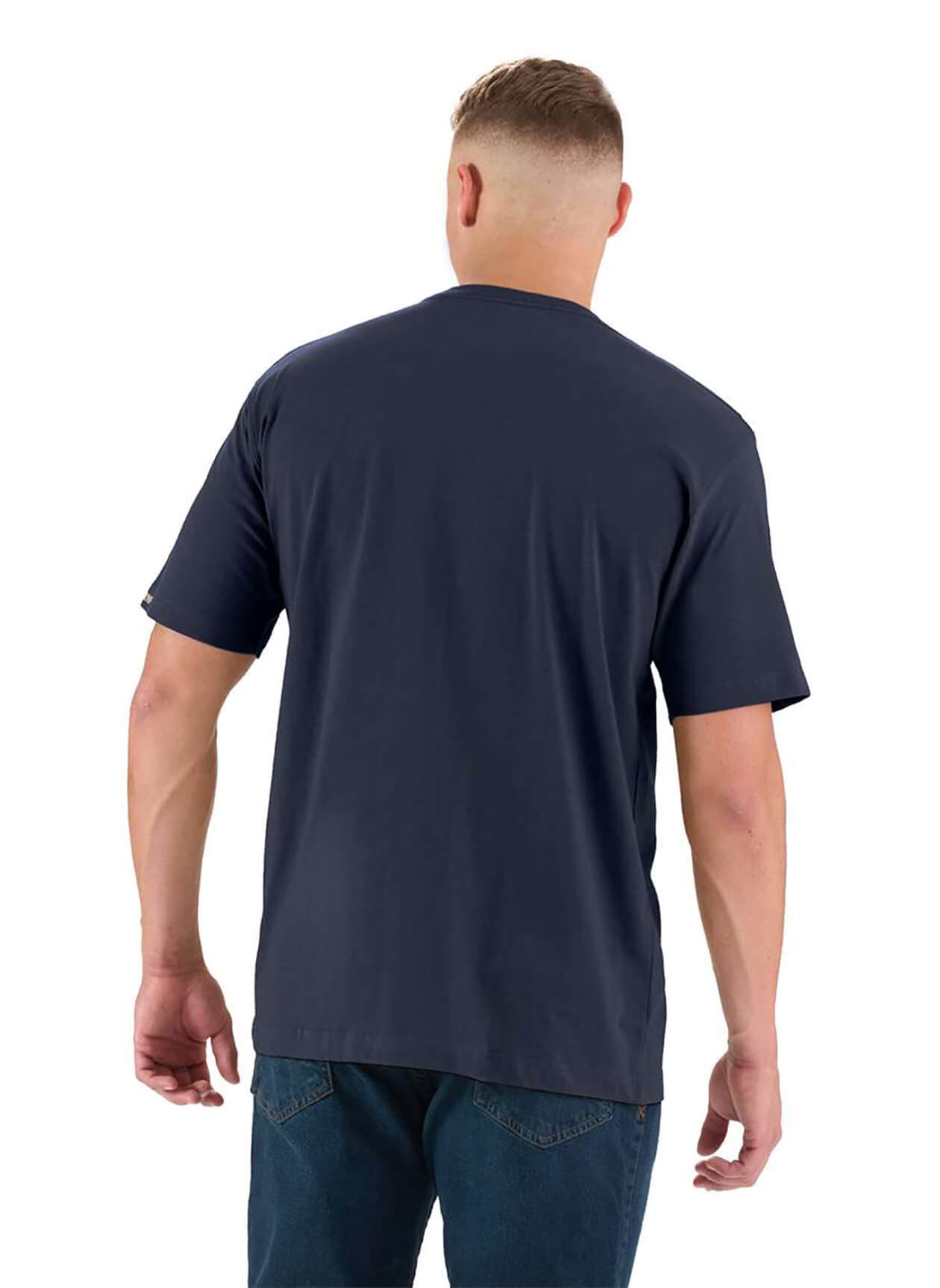 Berne Men's Heavyweight Pocket T-Shirt - Navy 3XL