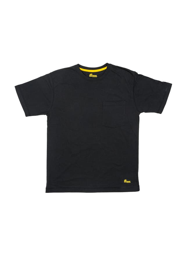 Berne Men's Lightweight Performance Pocket T-Shirt - Black 3XL