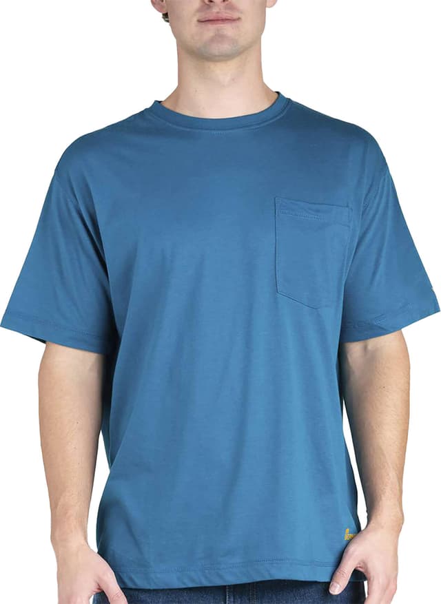 Berne Men's Lightweight Performance Pocket T-Shirt - Blue 3XL