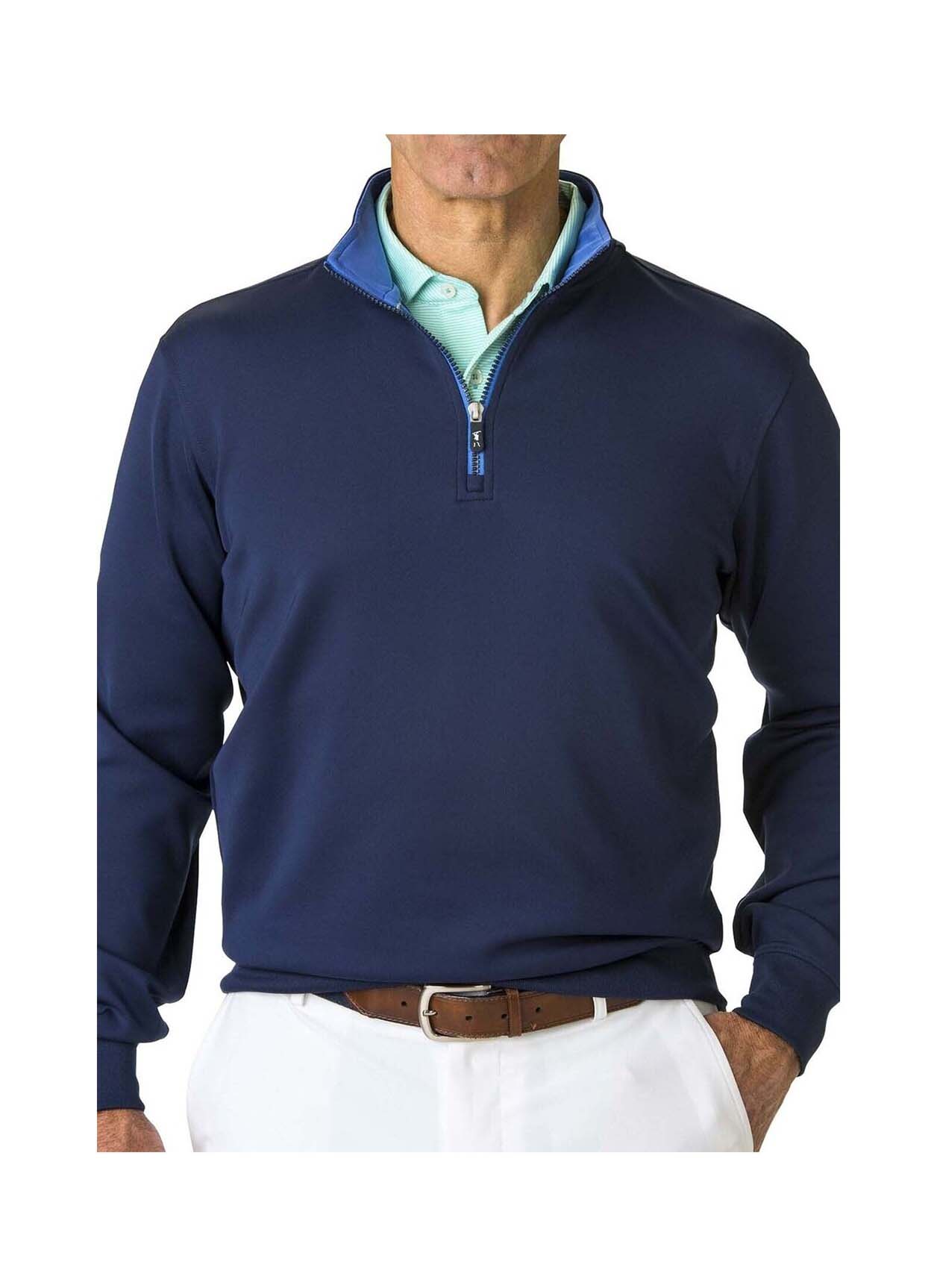 Fairway & Greene Men's Caves Quarter-Zip - Marine (MARI) 3XL