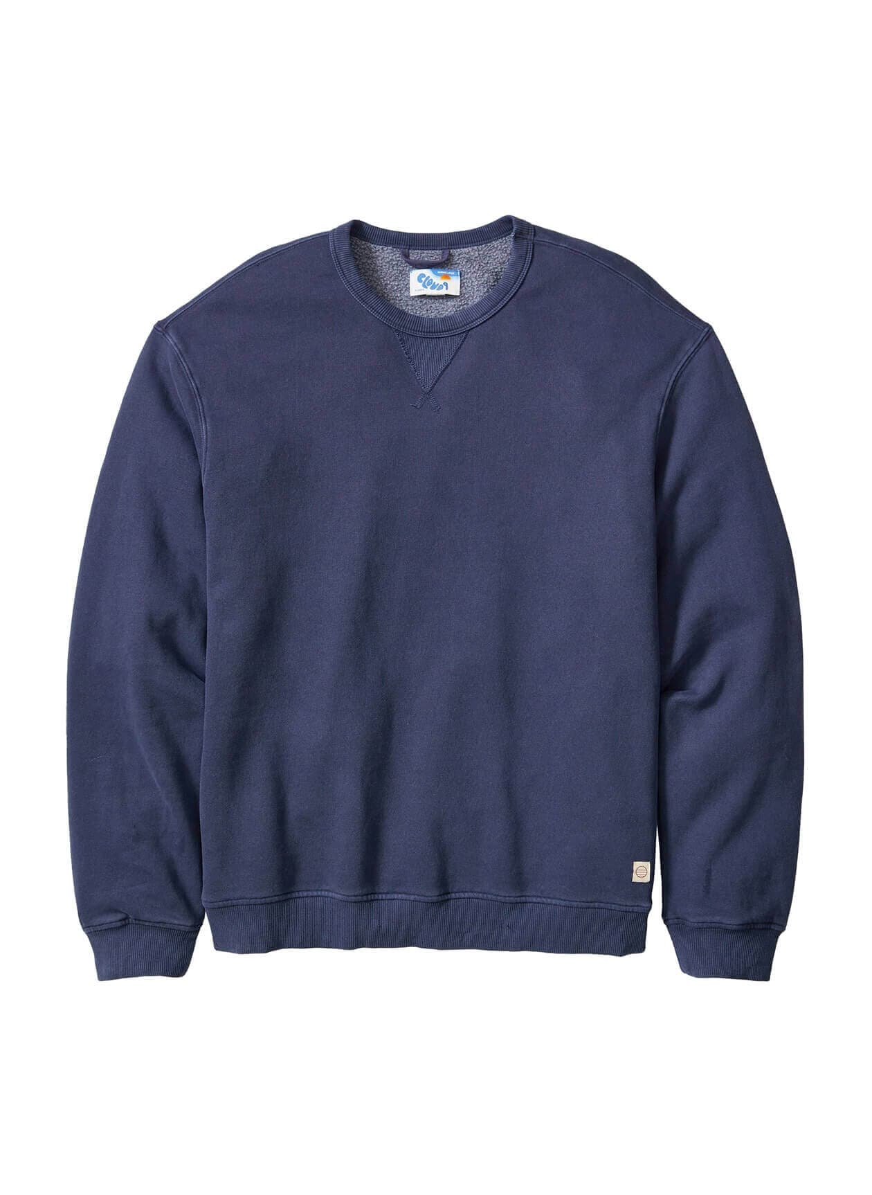 Marine Layer Men's Relaxed Cloud 9 Fleece Crewneck - Navy 3XL