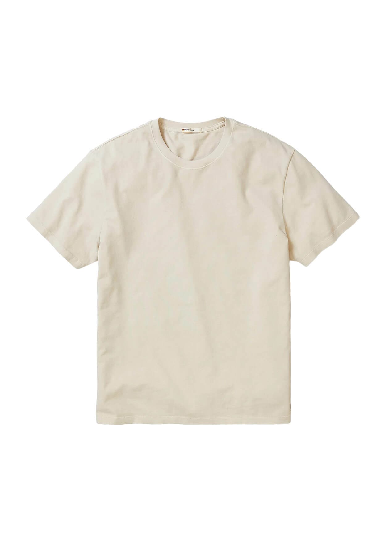 Marine Layer Men's Cloud 9 Luxe 250 Relaxed T-Shirt - Whitecap (547) 3XL