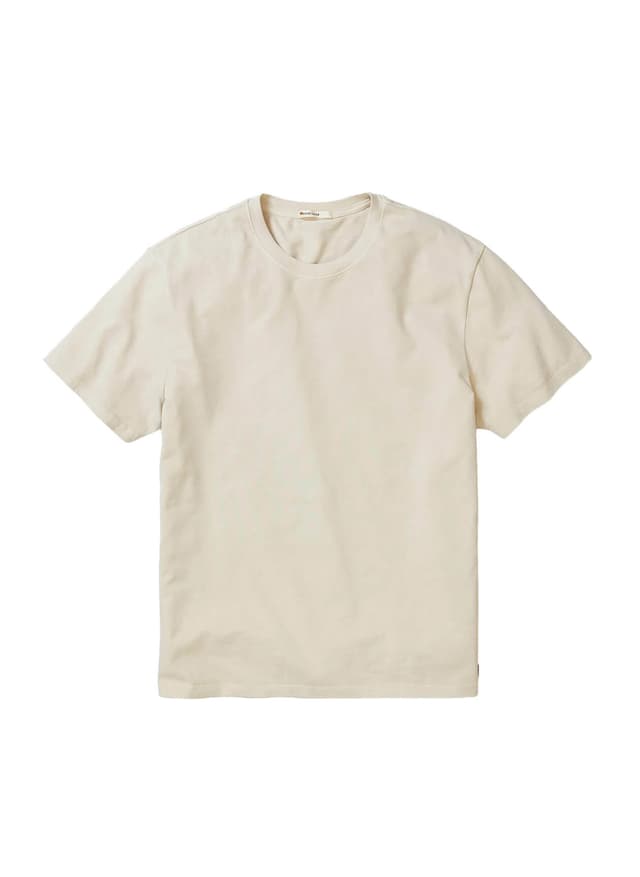 Marine Layer Men's Cloud 9 Luxe 250 Relaxed T-Shirt - Whitecap (547) 3XL