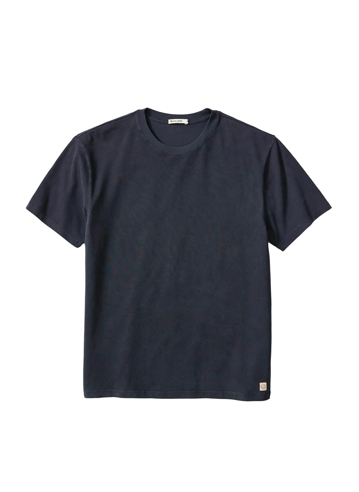 Marine Layer Men's Cloud 9 Luxe 250 Relaxed T-Shirt - Black 3XL