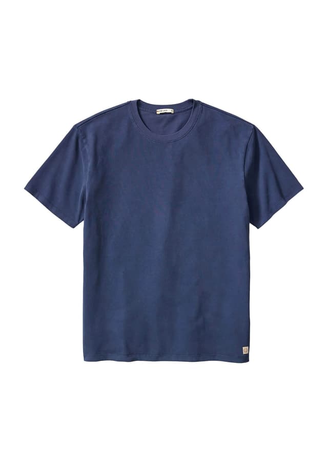 Marine Layer Men's Cloud 9 Luxe 250 Relaxed T-Shirt - Navy 3XL