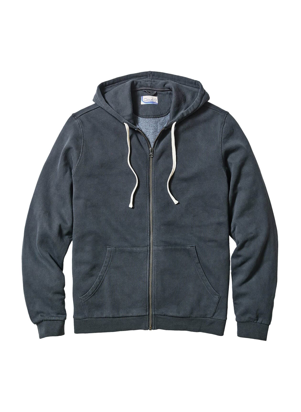 Marine Layer Men's Cloud 9 Fleece Full-Zip Hoodie - Black 3XL