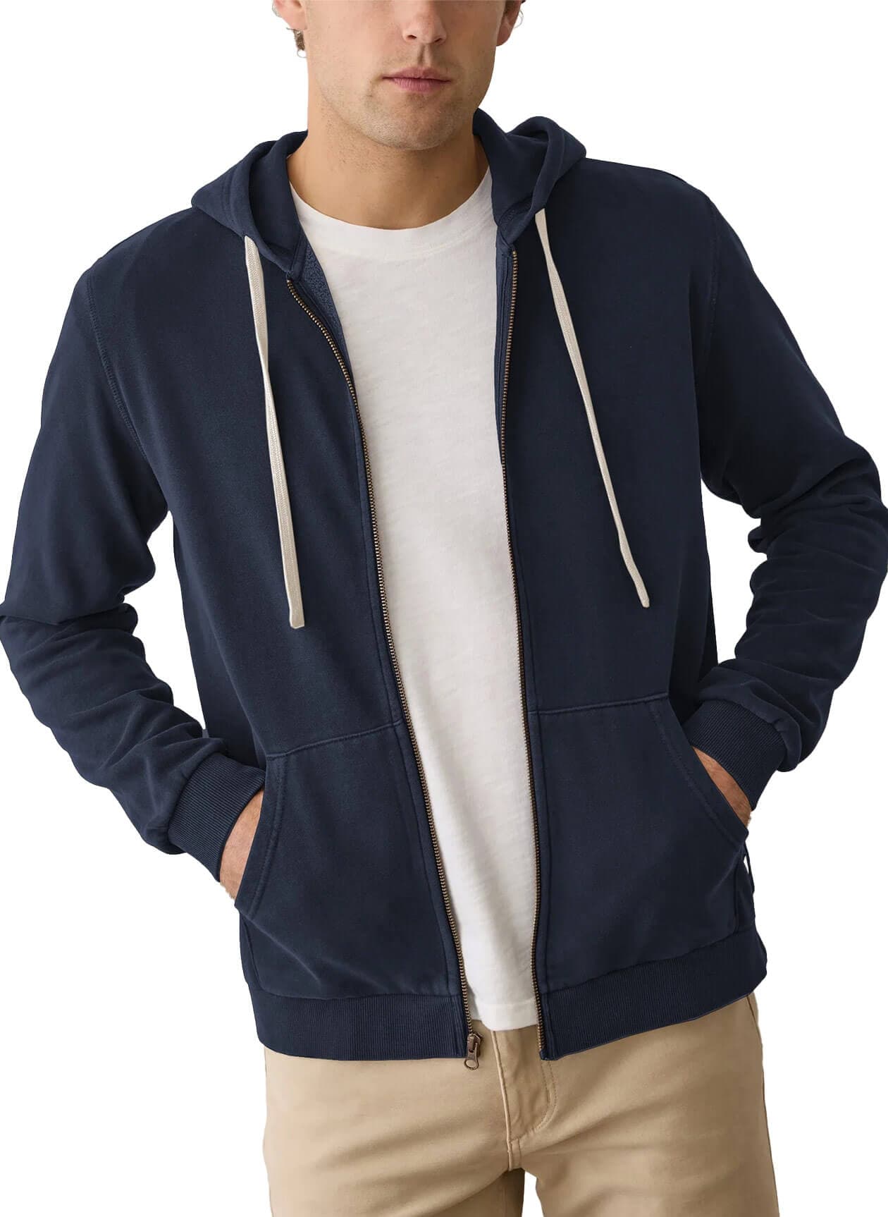 Marine Layer Men's Cloud 9 Fleece Full-Zip Hoodie - Navy 3XL
