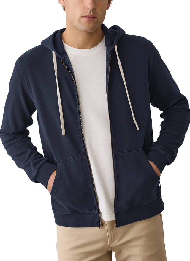 Marine Layer Men's Cloud 9 Fleece Full-Zip Hoodie - Navy 3XL