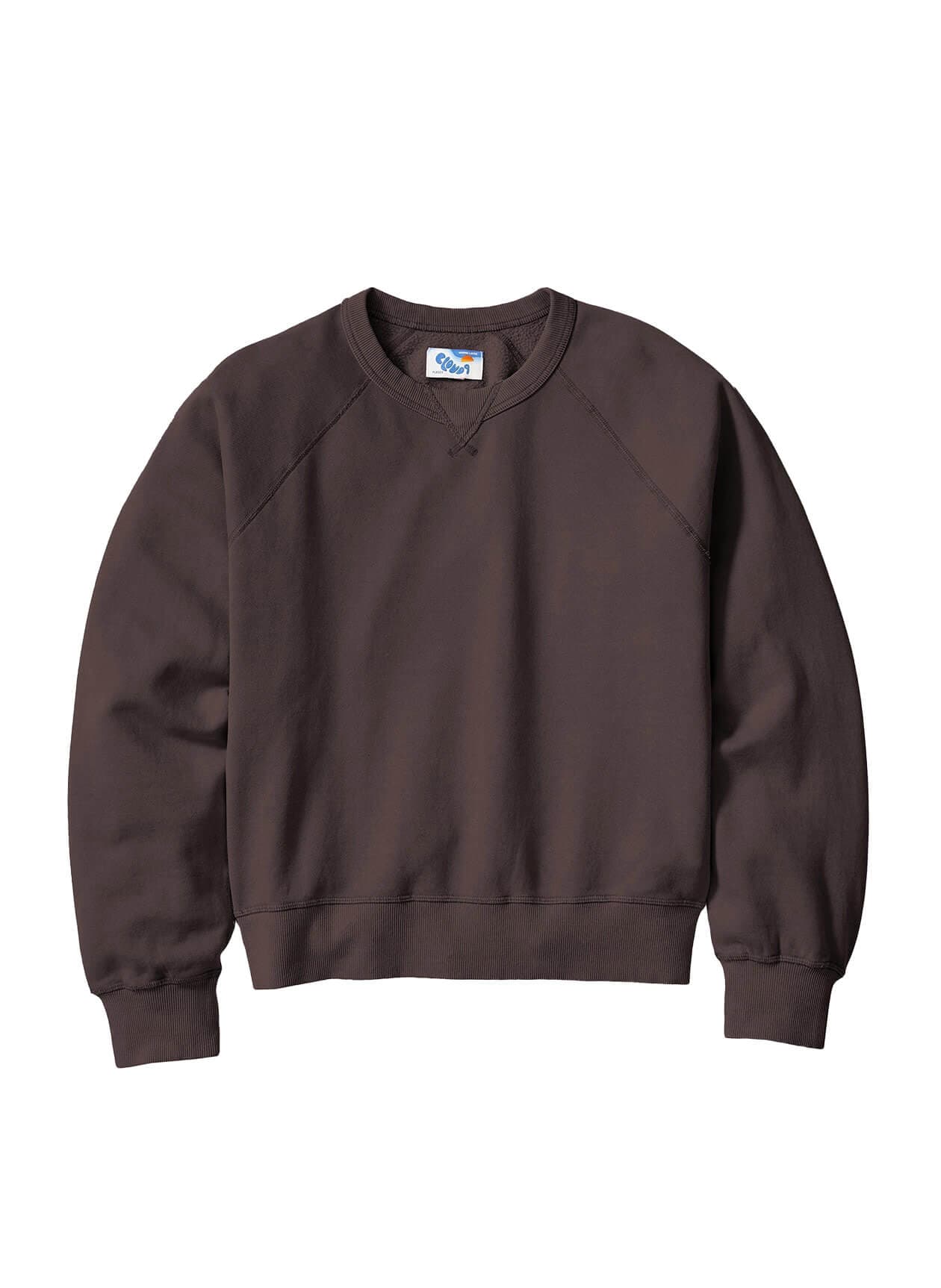 Marine Layer Women's Cloud 9 Fleece Sweatshirt - Brown LG