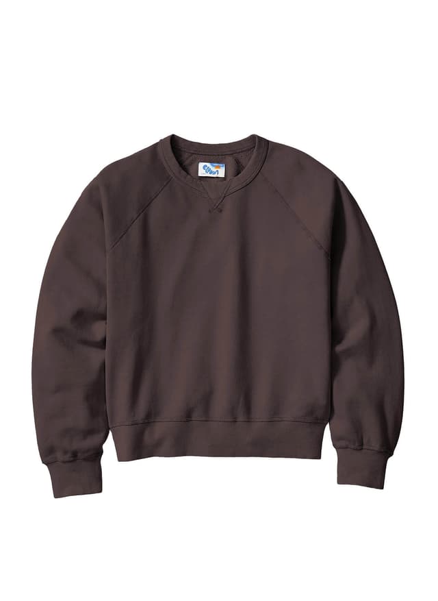 Marine Layer Women's Cloud 9 Fleece Sweatshirt - Brown LG