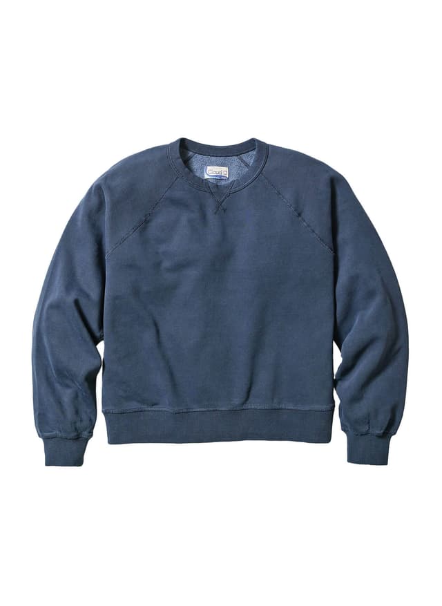 Marine Layer Women's Cloud 9 Fleece Sweatshirt - Navy LG