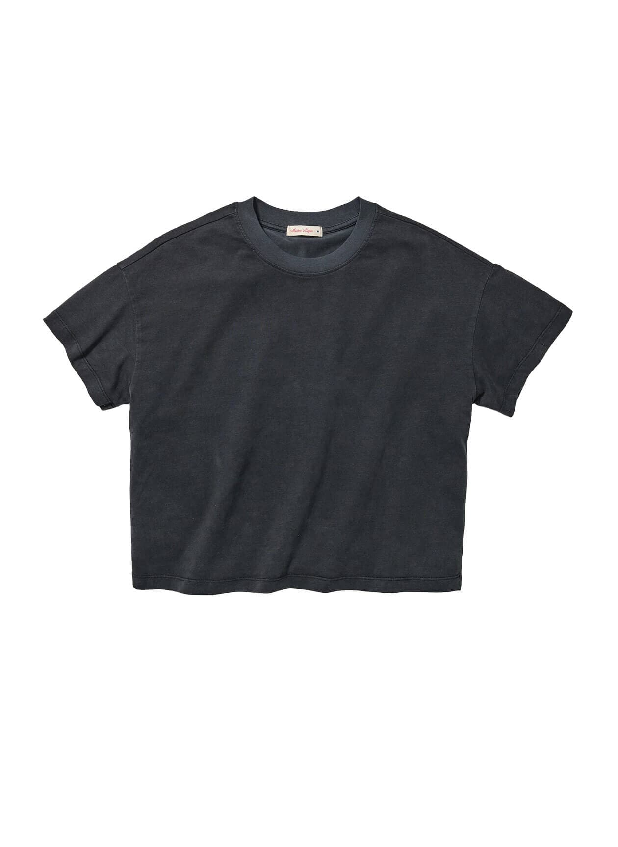 Marine Layer Women's Relaxed Cloud 9 Luxe Sueded T-Shirt - Black LG