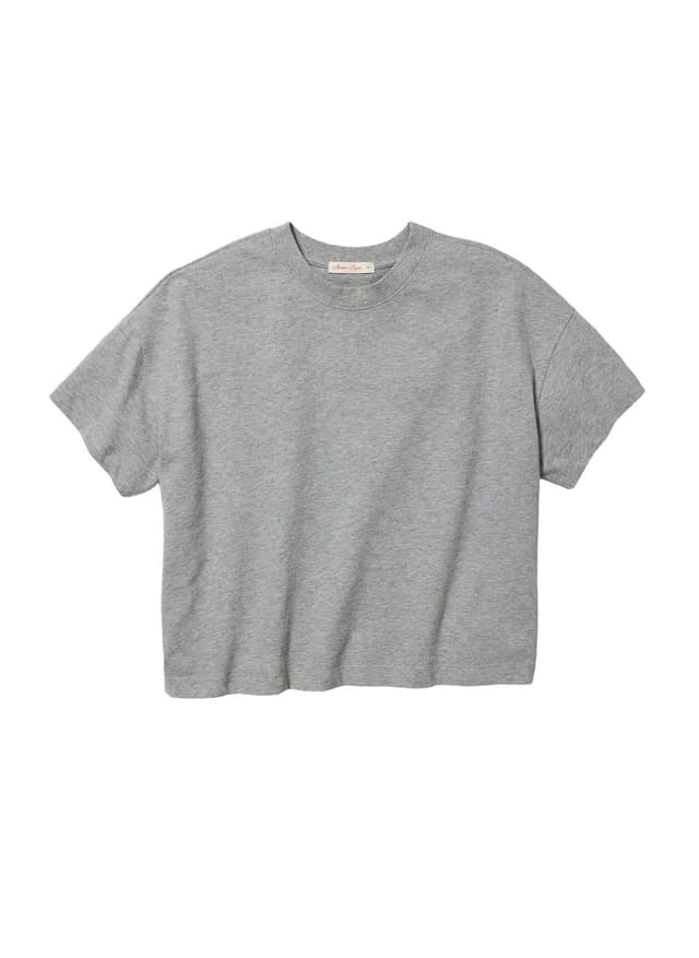 Marine Layer Women's Relaxed Cloud 9 Luxe Sueded T-Shirt - Dark Grey LG