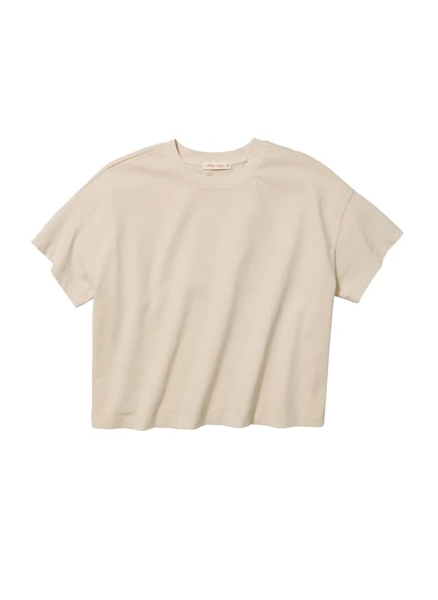 Marine Layer Women's Relaxed Cloud 9 Luxe Sueded T-Shirt - Whitecap (WC) LG