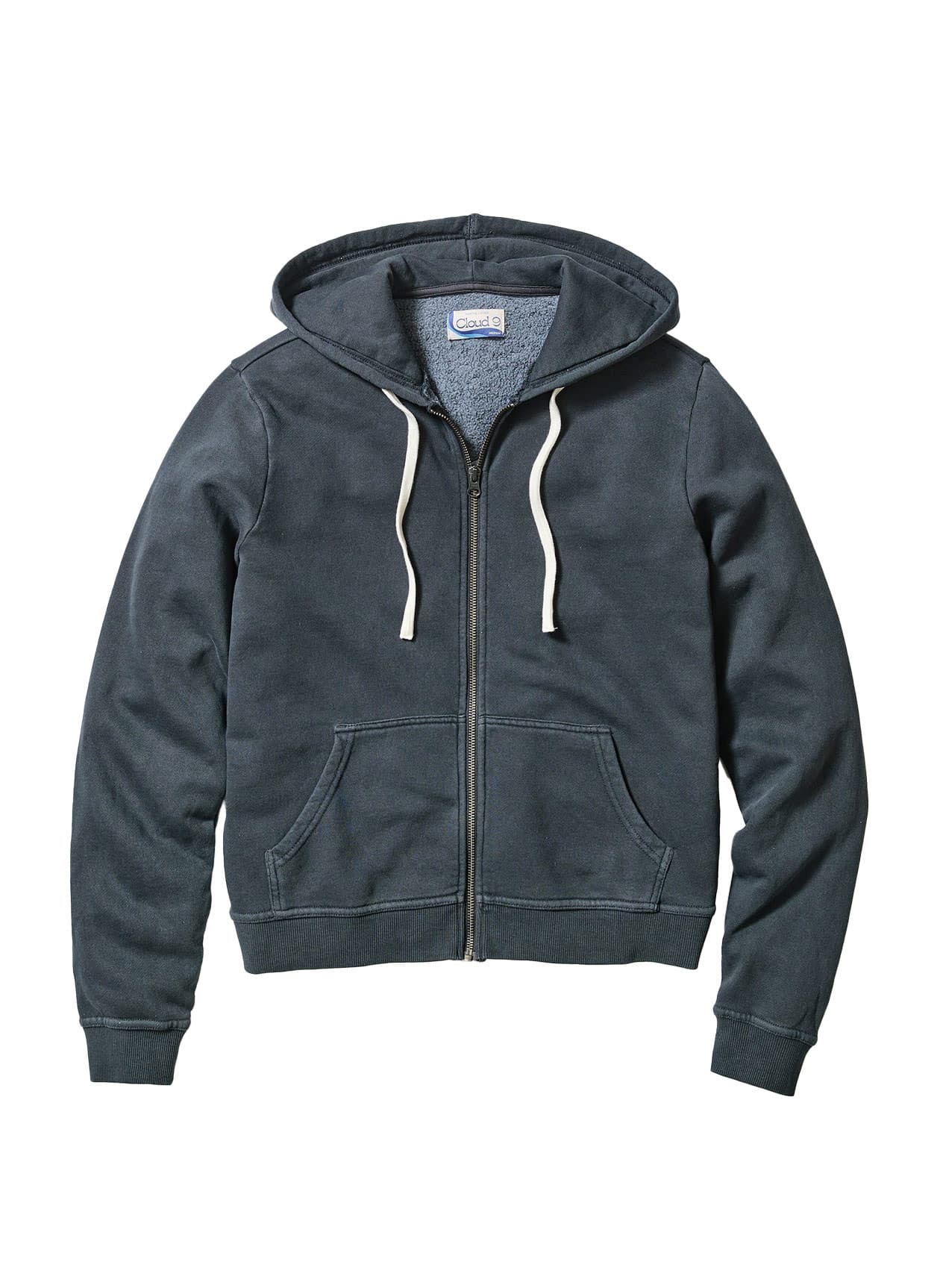 Marine Layer Women's Cloud 9 Fleece Full-Zip Hoodie - Black LG