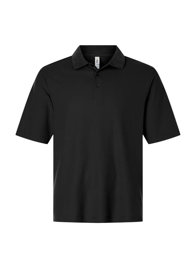 Core 365 Men's Resolve CVC Performance Pique Polo - Black 3XL