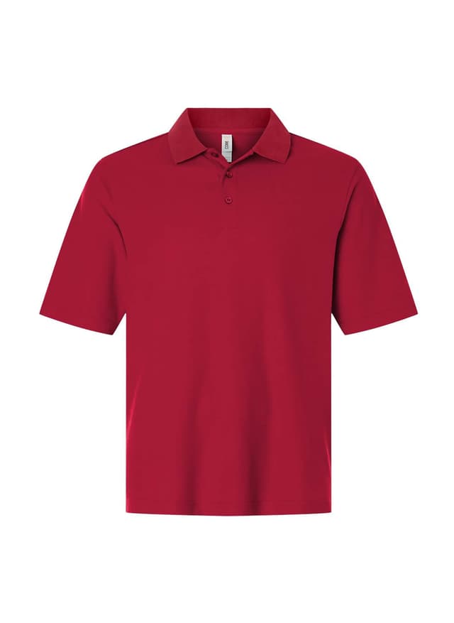 Core 365 Men's Resolve CVC Performance Pique Polo - Red 3XL