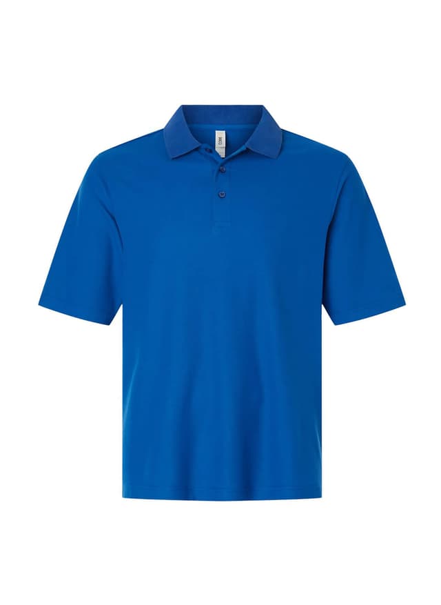 Core 365 Men's Resolve CVC Performance Pique Polo - Blue 3XL