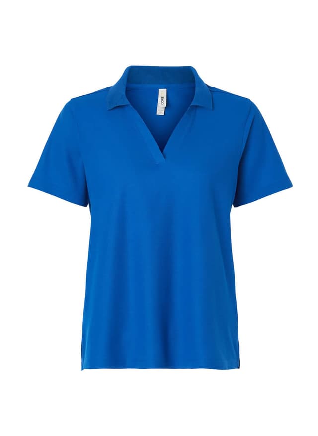Core 365 Women's Resolve CVC Performance Pique Polo - Blue 3XL
