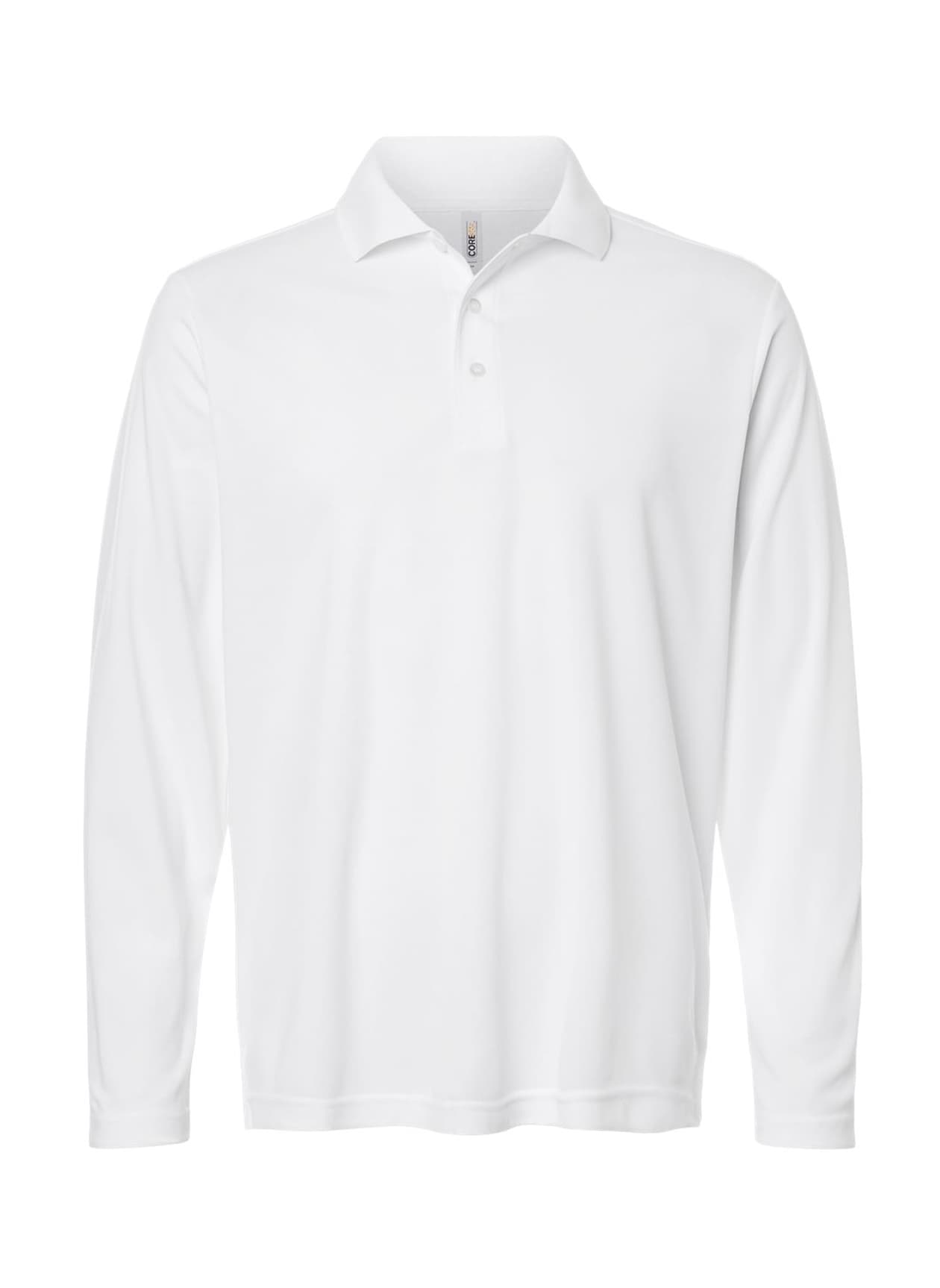 Core 365 Men's Nova Performance Long Sleeve Pique Polo