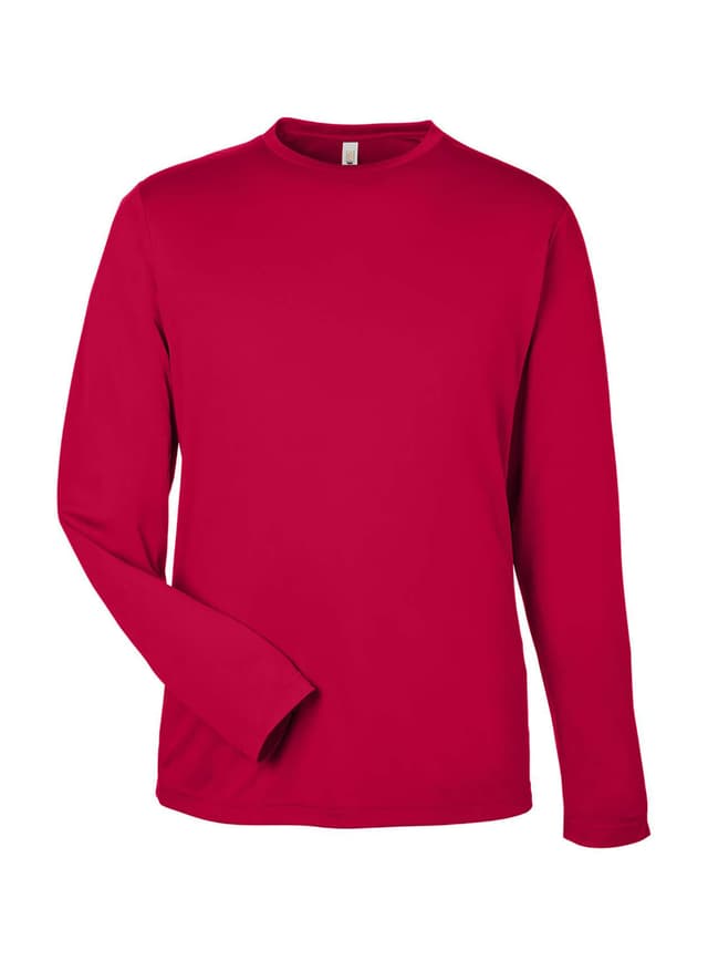 Core 365 Men's Capital Performance Long-Sleeve T-Shirt - Red 3XL