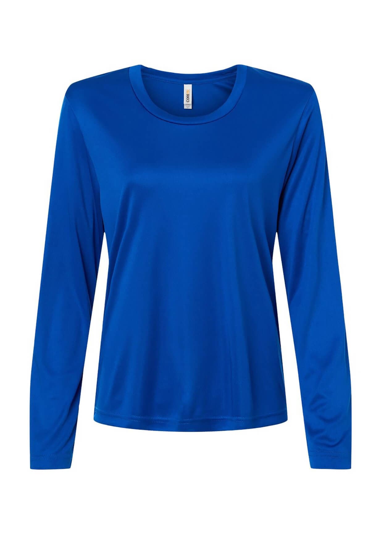 Core 365 Women's Capital Performance Long-Sleeve T-Shirt - Blue 3XL
